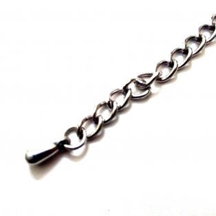 TIMELESS Blue - Silver Oxidized Bracelet Wristlet Wristband Bangle Band Jewelry